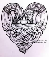 Embracing Wolf And Dragon Celtic Dragon Tattoos Viking Dragon Tattoo Celtic Tattoos