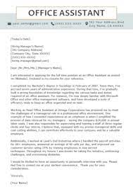 Administrative Assistant Cover Letter Example Tips