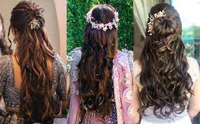 There are plenty of ways to style ultra curly hair for formal events. 17 Trendiest Hairdos To Glam Up Your Wedding Reception Look Shaadisaga