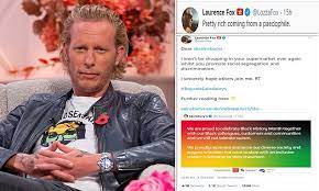 Explore tweets about #laurencefox on twitter. Laurence Fox Calls People Paedophiles On Twitter In Bizarre Rant Daily Mail Online