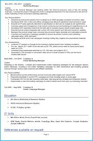 Cv template for graduates and entry level hse jobs 26. Digital Marketing Cv Example With Writing Guide And Cv Template