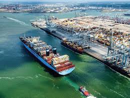 The Maersk Enters Into The Port Of Rotterdam Rotterdam Port Rotterdam Sea Port