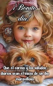 Bonito dia! incon מקה จฤทา 2 $ רחן cón Que el carino y los saludos EL  rincón de rincóndeLuli Luli diarios sean el inicio de un dia maravilloso.  Que no nos