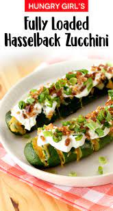 Healthy Hasselback Zucchini More Zucchini Recipes Recipe Hungry Girl Recipes Zucchini Recipes Zucchini Recipes Healthy