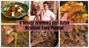 Daging masak kicap masakan kerabu daging daging masak kicap daging masak kurma daging kari mamak daging sambal merah. 6 Resepi Istimewa Dari Datuk Rizalman Yang Popular Mrsliez Com