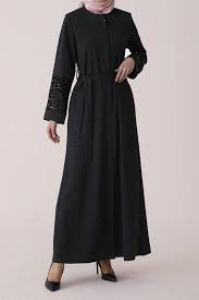 Pul Payetli Atlas Abaya Siyah 2012 01 Elbise Giyim Moda Stilleri
