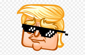 Discover free hd deal with it glasses png images. Deal With It Trump Emoji Free Transparent Png Clipart Images Download