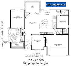 House plans with guest houses can also be converted to home offices placed in a very private setting away from the hustle and bustle of a main. House Plan 37 30 Vtr Garrell Associates Inc