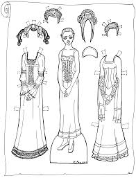 Black paper dolls archives • page 4 of 20 • paper thin personas. Elven Maiden A Paper Doll Coloring Page Paper Thin Personas