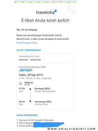 Cek in di bandara 3 jam sblum keberangkatan 3. Rencana Tak Terduga Naik Pesawat Liburan Bersama Traveloka Xperience Sri Al Hidayati