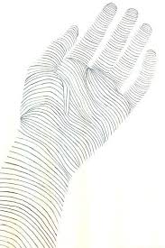 Foundations Of Form Space Cross Contour Drawing Of A Hand By Sara Edge Contour Drawing Visual Art Lessons Simple Line Drawings