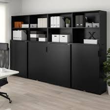 Galant Storage Combination W Sliding Doors Black Stained Ash Veneer 126x78 3 4 Ikea In 2020 Ikea Galant Sliding Doors Ikea