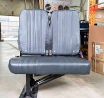 Space Saver Double 3PT Foldaway Seat