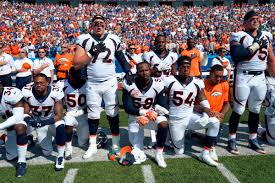 Image result for nfl player kneel during anthem