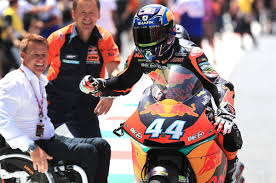 Miguel oliveira, who had sixth place in brno, czech republic as the best result, was in third place and, in the last corner, he took advantage of the 'fight' between australian jack miller (ducati) and spaniard pol espargaró (ktm), who stayed at 0.316 and 0.540 seconds, respectively, to climb to the top step of the podium for the first time. Miguel Oliveira Is Ready To Take The Lead In This Project Pit Beirer Motorcycle Sports