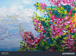 بافت نفت رنگ آمیزی گل ها هنر نقاشی رنگ تصویر رنگ کاغذ دیواری و پس زمینه بوم  نقاشی هنرمند سبک هنری امپرسیونیسم رنگ آمیزی گل دار الگو عکس 1321757 : پارس  استاک -