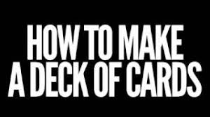 You create a nested loop. How To Make A Deck Of Cards Youtube