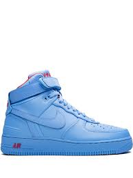 Shop Blue Nike Air Force 1 High Top Sneakers With Afterpay Farfetch Australia