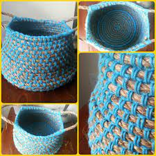 How to crochet a square basket | herringbone square crochet basket pattern by yarn + chai. Knitted Rope Basket Cheaper Than Retail Price Buy Clothing Accessories And Lifestyle Products For Women Men