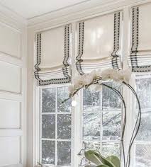 Black And White Roman Shades Elegant Window Coverings Kitchen Window Treatments Blackout Roman Shades Curtains