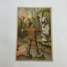 Wade & Cumming Clothes VICTORIAN TRADE CARD At Grand Opera House NYC As Is  | eBay