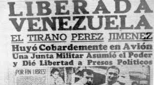 23 de enero de 1958: Día en que el pueblo se alzó contra la dictadura de Marcos  Pérez Jiménez para recuperar su libertad | PSUV