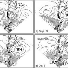 Synoptic Charts Of Nnr Mslp In The South Pacific South