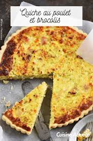 Quiche Au Poulet Et Brocolis Recettes Recette Recette Alimentation Recette Four