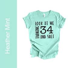 Chapter Thirty Four Shirt, 34th Birthday Party Shirt, Fabulous Thirty Four  Shirt, AF 33rd Birthday Shirts, Gift for Her, Gift for Him