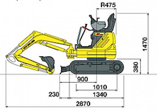New Holland E9SR Excavator