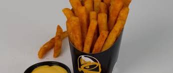 Nonfat milk, cheese whey, water, vegetable oil (canola oil, soybean oil), modified food starch, maltodextrin, natural flavors, salt, dipotassium phosphate, jalapeno puree, vinegar, lactic acid, cellulose gum, potassium citrate, sodium stearoyl. Taco Bell Nacho Fries Back On The Menu In January 2019 The Fast Food Post