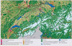 Cities of switzerland on the maps. Land Use Map Of Switzerland And Surrounding Regions Derived By The Download Scientific Diagram