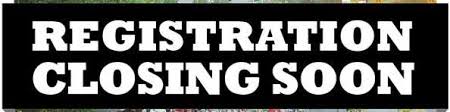 Online Registration Closes Tonight At Midnight! You will still be able to  register at Packet Pick Up on Thursday or on Race Day on Saturday!