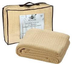 Shelter ringspun soft cotton thermal blanket #10. 11 Best Cotton Blankets Of 2021 Product Diggers