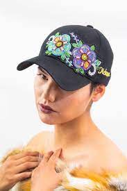 Hat Dickson Designs Nuxalk Beaded Hat Beaded Flowers Patterns Beaded Hat Bands