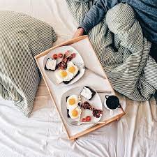 he got up at 7 made breakfast in bed for two brought it to me and flopped face down on the bed snoring breakfast in bed best breakfast food