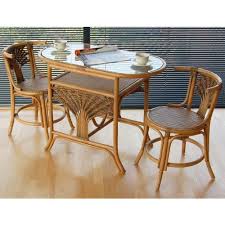 Alfresia Atlanta Cane And Wicker Conservatory Bistro Set Glass Table Top Woven Fan Design 2 Curv Terrace Furniture Rattan Furniture Patio Furniture Pillows