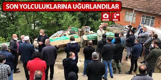 Dün dün 23:46 salarha tüneli'nin tamamlanmasını horonla kutladılar. Pazar Da Cenazeler Son Yolculuklarina Ugurlandi