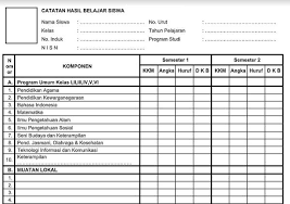 Aplikasi leger ijasah ini terdiri dari : Contoh Format Buku Legger Siswa Siap Cetak Sch Paperplane