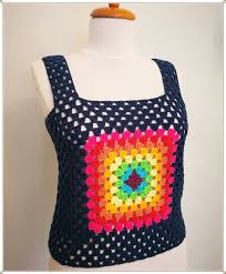 Does anybody know where i can find some really nice patterns for crochet keychains? Crochet Top Crop Top Granny Square Top Retro Top Crochet Halter Top Rainbow Top Summer Top Gift For Her Vintage Style Boho Top Crochet Top Crochet Shawls And Wraps Crochet Clothes
