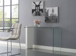 Casabianca Buono Console Table White Glass Console Table High Gloss White Lacquer Modern Console Tables