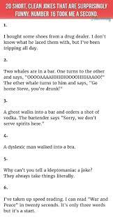 20 Short Clean Jokes That Are Surprisingly Hilarious Clean Funny Jokes Short Jokes Funny Very Funny Jokes