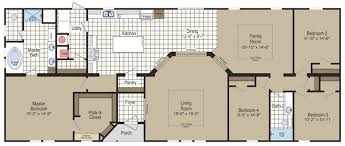 Cypress Manor 0764b Built By Homes Of Merit In Lake City Fl View The Floor Plan Of This 4 Bedroom Modular Home Floor Plans Homes Of Merit Modular Home Plans