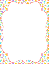 Free printable clip art borders free vintage clip art. Spring Flower Border Clip Art Page Border And Vector Graphics Flower Border Page Borders Clip Art Borders