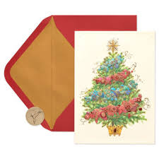 With boxed christmas cards from hallmark, you get the quality you expect from hallmark, paired with the savings of buying in bulk. Ombre Tree Boxed Holiday Cards By Papyrus Barnes Noble