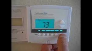 Use with most air conditioning & heating systems. Venstar T 1700 Thermostat Which Buttons Do What Youtube