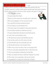 Worksheets are pronoun case, , ab6 gp pe tpcpy 193605, pronouns review, pronouns, pronoun and antecedent agreement, , relative pronouns. Reflexive Pronouns Pronoun Worksheets