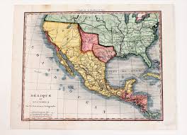 1841 Texas Republic Map Mexico United States San Antonio De Bexar New Mexico Native American Handmade Antique Maps Kansas Map