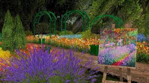 Sein ehemaliges wohnhaus sowie diese brücke, die im original in seinem garten steht, ziehen jährlich eine halbe million besucher aus aller welt an. Echt Virtuell Shaula Kingdom Haus Und Garten Von Claude Monet