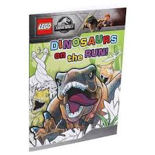 Lego jurassic world printable coloring pages. Lego R Jurassic World Tm Dinosaurs On The Run Coloring Books Paperback Target